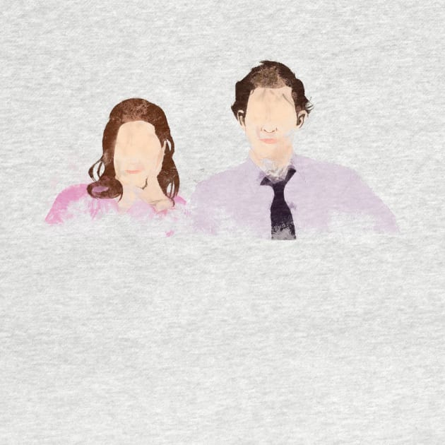 the office jim and pam minimal by truefriend